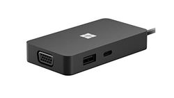 Microsoft USB-C Travel Hub Black adaptateur graphique USB Noir