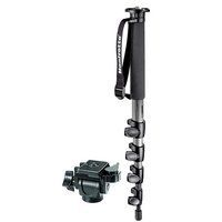 Manfrotto 695CX,234Rc Monopiede in Carbonio 695CX e Testa per Monopiede 234RC, Nero