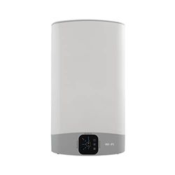 Ariston Velis Wifi - Calentador de Agua Eléctrico Bajo Consumo Horizontal y Vertical, Termo Eléctrico 50 Litros Plano 50,6x27,5x77,6 cm - Fabricado para Instalación en España (Clase Energética B)