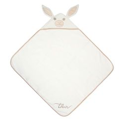 THUN - Badhanddoek van katoen - 100% katoen - collectie Baby Dolce Fattoria - 75 x 75 cm