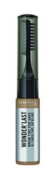 Rimmel London Tinta Sopracciglia Wonder'Last, Applicatore Massima Precisione con Punta Sottile, a Lunga Durata fino 2 giorni, Riempie e Definisce le Sopracciglia, 004 Soft Black