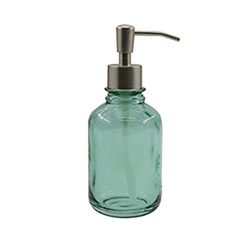 MSV Distributeur de Savon en Verre Denver Vert Transparent