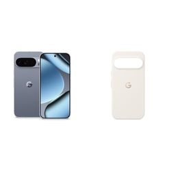 Google Pixel 10 Pro - Unlocked Android Smartphone with Gemini, Triple Rear Camera System, 24+ Hour Battery and 6.3" Super Actua Display - Moonstone, 256GB+Case