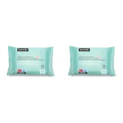 Suavinex, Pack 25 Toallitas para Bebé, Dermohidratantes, Toallitas Aptas para Pieles Atópicas, 95% Ingredientes de Origen Natural, con Camomila y Aloe Vera, 25 Unidades (Paquete de 2)