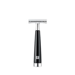 ZWILLING Maquinilla de afeitar clásica (peine cerrado, para hombres y mujeres, apta para todas las hojas de afeitar), negra