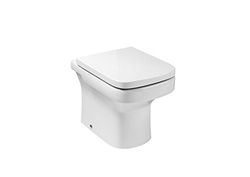 Roca, Dama, tazza compatta a schiera a parete con doppia uscita per WC, serbatoio alto, serbatoio da incasso o flussore, bianco, 360 mm x 520 mm x 400 mm, A347787000