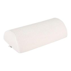 Pikolin Home AH210 Almofada de pernas viscoelástica, alívio de dor e circulação, suporte lombar e joelhos, espuma com memória, capa lavável, respirável, média firmeza, natural, 20 x 40 cm