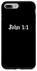 Carcasa para iPhone 7 Plus/8 Plus Escritura, Juan 1:1