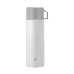 Zwilling Thermos Thermos - Thermos integrato, a doppia parete, 1 l, altezza: 28, 1 cm, bianco, misura piccola