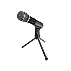 Microfoon: bureau met 3,5 mm jackstekker, inclusief mute-knop en statief voor meer stabiliteit en eenvoudig gebruik.