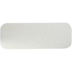 MSV Premium Shower Mat Bath Mat Bath Mat Antibacterial Non-Slip with Suction Cups – White – Scented of Roses – Approx. 36 x 97 cm – Washable at 60 °C