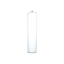 Fabrique de pés conjunto de 4 pernas de cama, madeira, lacado branco, 30 x 7 x 7 cm