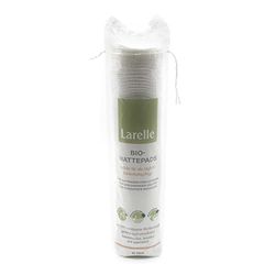 Larelle GOTS Ecocert, biologisch wattenschijfjes, rond, 80 stuks, ca. Ø57 mm, perfect voor de dagelijkse schoonheidsverzorging