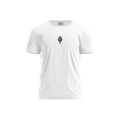 Bona Basics, Digitaal bedrukt, basic T-shirt voor heren,%100 katoen, wit, casual, herentops, maat: XL, Wit, XL
