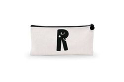 Bonamaison Digitally Printed Canvas Pencil Pouch with Zipper, Zipper Pencil Case for School, Canvas Pen Bag for Kids, Boys, Girls, 100% Cotton, Unisex, 1 Piece, 21x12 cm