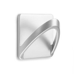 Zarivy Waterproof Hanger, Matte Chrome Finish, Ideal for Bathrooms and Wet Spaces, Offers Durability and Secure Towel Hold.