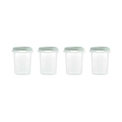 Miniland Set 4 Herméticos Mint 250ml. Pack de 4 herméticos graduados (250ml)
