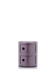 Kartell - Sistema modular, ABS, roxo, 32 x 32 x 40 cm, 2 elementos