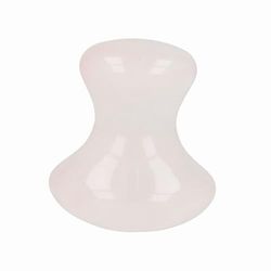 PARSA Beauty Nature Love Gua Sha Massagesteen paddenstoel – natuurlijke rozenkwarts massagesteen voor gezichts- en lichaamsverzorging, bevordert de doorbloeding, anti-aging, huidversteviging,