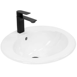 Lavabo da incasso Rea Dalia Lavabo da bagno 515 x 460 x 200 mm Ceramica (bianco)