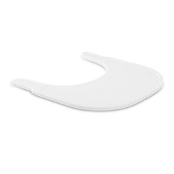 hauck Tablette Chaise Haute Bébé Alpha Click Tray pour Siege Bebe Repas Alpha+ et Beta+, Fixation Rapide, Facile à Nettoyer, Matériau Recyclé Certifié GRS, Blanc