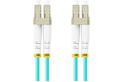 2 m LANBERG MULTI LC/UPC LC/UPC DUPLEX OM3 50/125 LSZH blauw