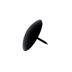 Amig - Pack of 4 Decorative Forging Nails - Ø 40 mm - Round Shape - Ideal for Decoration in Cabinets, Tables or Rustic Style Doors - Black Steel