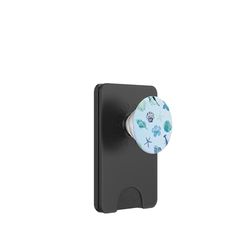 Collage costero coqueta azul playa vintage PopSockets PopWallet para MagSafe