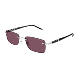 Montblanc Homme Mb0344s Sunglass Man Metal Lunettes de Soleil, Multicolore, Taille Unique