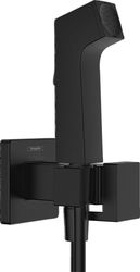 hansgrohe 29233670 Bidette Doccetta, Nero Opaco, eckig