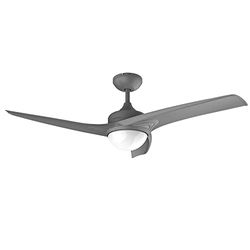 Cecotec Plafondventilator EnergySilence Aero 560. 60 W, 132 cm diameter, LED-verlichting, 3 bladen, 3 snelheden, winterfunctie, timer, afstandsbediening, grijs ontwerp