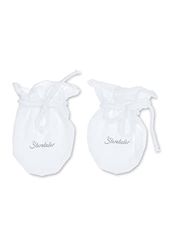 Sterntaler Unisex Baby OCS Krabwant, dubbele handschoenen, wit, 0