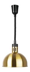 Buffalo DY462 - Paralume a cupola retrattile, finitura oro chiaro, 250 W
