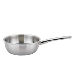 Spring Vulcano Cut Resist Sauteuse 5 couches avec revêtement antiadhésif anti-rayures 24 cm