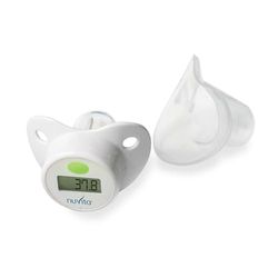 Nuvita 2010 Thermomètre Sucette – Tétine Électronique - Prise de Température Facile - Silicone Durable pour Nouveau-Nés - Sans BPA - Marque EU – Conception Italienne