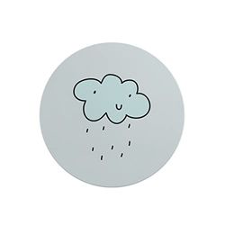 Questo Casa, Round Digital Printed Mouse Pad, Non-Slip Base, for Office and Home, Diameter:22cm