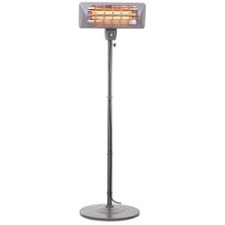 ADLER Camry calefactor de torre, potencia máxima de 2200 W, oscilación de 80°, color blanco