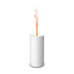 Stadler Form aroma diffuser Lucy, verspreidt op batterijen maximaal 7 uur etherische oliën, met vlameffect, voor ontspanning en rustgevende aromatherapie, wit