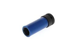 Vaso de impacto 1/2", con casquillo de protección, forma larga 17 mm