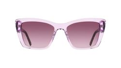 DKNY Unisex DK554S zonnebril, Crystal Lilac, 54, Crystal lilac, 54