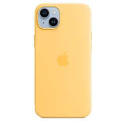 Apple iPhone 14 Plus Silicone Case with MagSafe - Sunglow ​​​​​​​