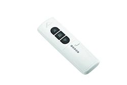 Originele Roto handzender, draadloze handzender, 10 kanalen, tot 10 ontvangers, afzonderlijk of samen bestuurbaar, maximaal bereik tot 350 m, inclusief batterij, wit