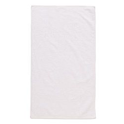 Sancarlos – Serviette de Douche, Couleur Blanc, 100 % Coton, 550 g/m2