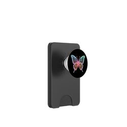 Mariposa con aura mágica PopSockets PopWallet para MagSafe