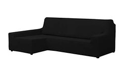 Martina Home Funda Chaise Longue Daytona Brazo Izquierdo Negro