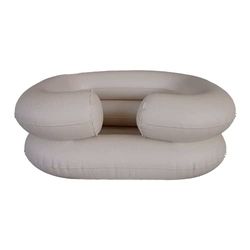Mobiclinic, Lavatesta gonfiabile, Lavandino per anziani e disabili, Shampoo bacini, Pvc lavaggio dei capelli bacino, Tubo di drenaggio, Con accessori, Colore bianco