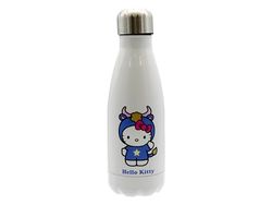 CyP Brands Hello Kitty, Sanrio, Bottle, Water Bottle, Jerry, Horoscope, Taurus, 550 ml, White Official Product
