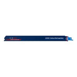 Bosch Professional 1x Lame de scie sabre Expert `Medium-Thick Tough Metal` S 1255 HHM (pour Acier robuste, Tôles en acier inoxydable, Longueur 300 mm, Accessoires Scie sabre)