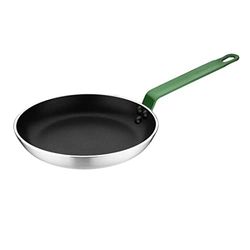 Hygiplas Frypan Aluminium Antiadhésif Teflon Platinum Plus Manche Vert - 240x40mm