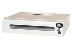 Link Accessori Armoire Rack 19" 2U Profondeur 360 mm, Couleur Gris avec Porte Verre (H x l x L) 12 x 36 x 54 cm